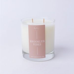 9oz Hand-poured Soy Candles •Smells Like: COCOA BUTTER, LAVENDER, OLIVE WOOD